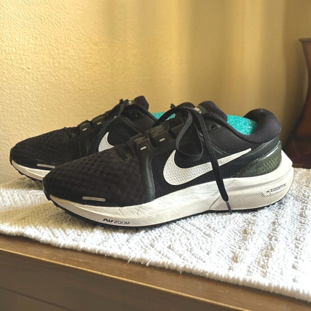 Nike Air Zoom Vomero 16 Black White Running Shoes Cushioned Athletic Sneakers